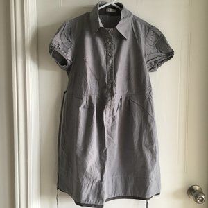 Prénatal Grey 100 % Cotton Short Sleeve Dress